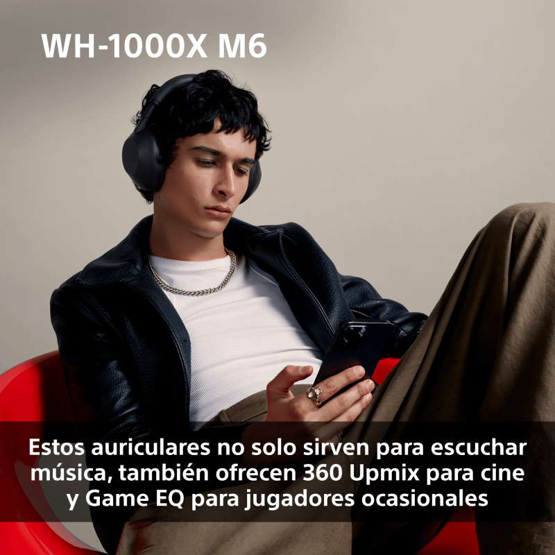 Sony AUDÍFONOS DE DIADEMA INALÁMBRICOS CON NOISE CANCELLING XM6BM